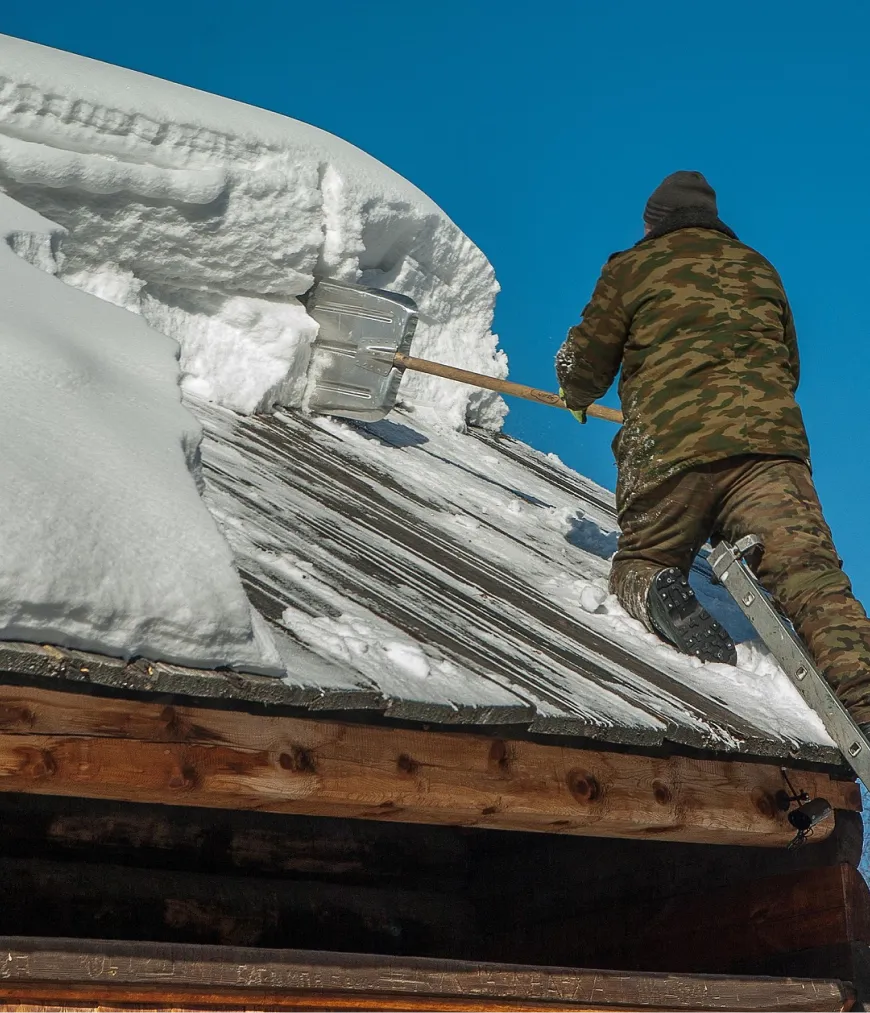 Roof Snow & Ice Removal 1